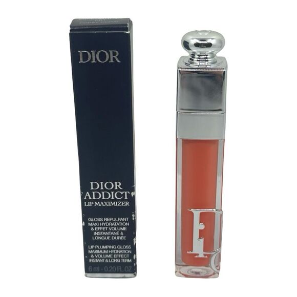 Dior | Dior Addict Lip Maximizer Lip Plumping Gloss - 0.20 fl oz - Poppy Coral - Picture 2 of 5